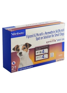 VIRBAC EFFITIX SPOT ON FOR DOGS LARGE